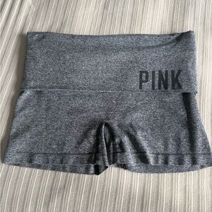 PINK Victoria's Secret Heather Gray Yoga Shorts